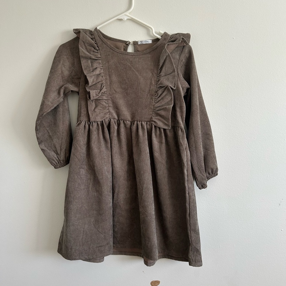 olive green/grey dress